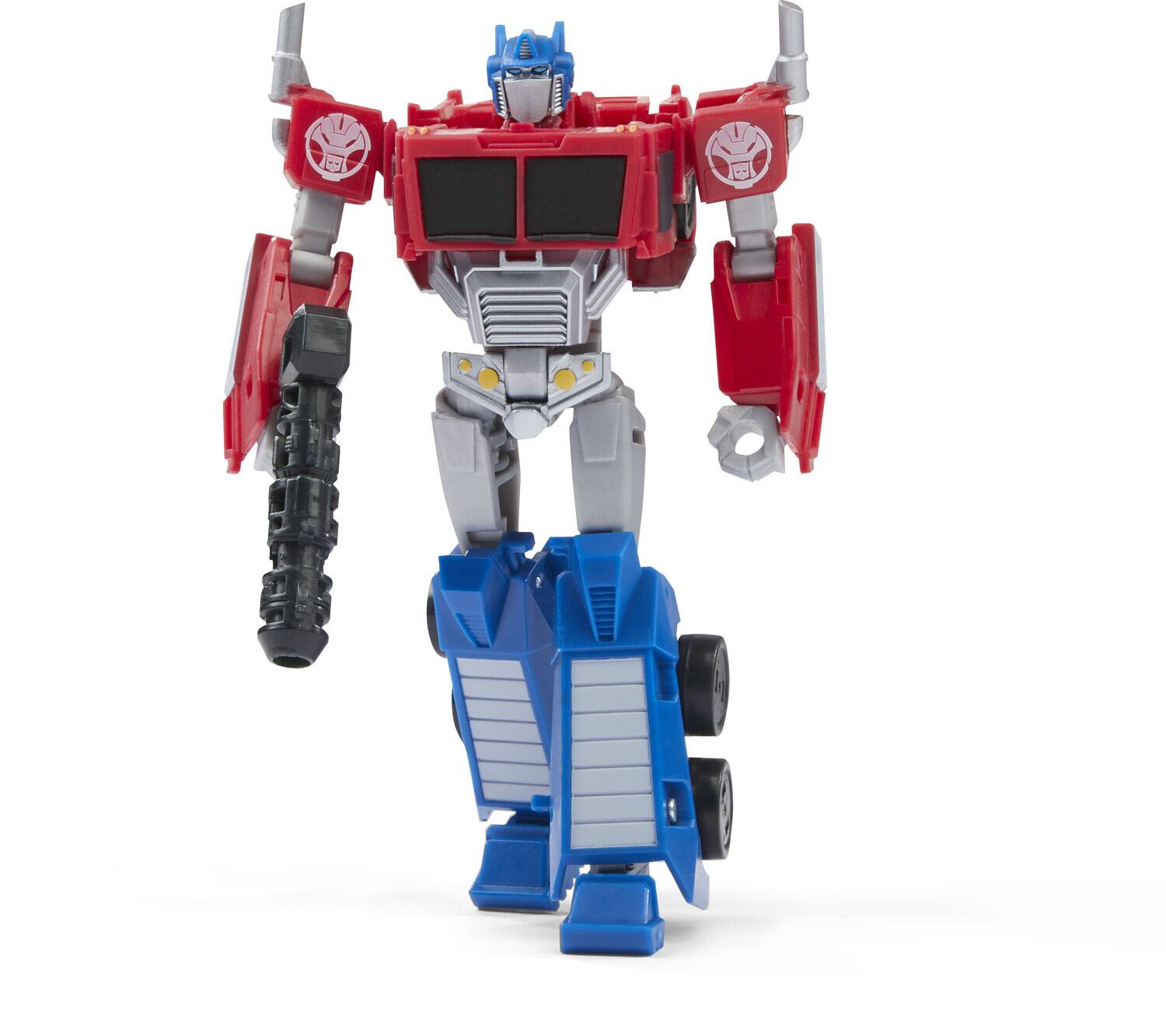 Alt View 3. Hasbro - Hasbro Collectibles - Transformers EarthSpark - Deluxe - Optimus Prime   - Collectibles - Multicolor.
