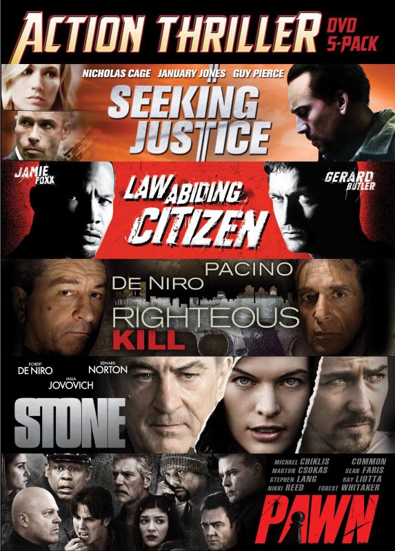 Best Buy: Seeking Justice/Law Abiding Citizen/Righteous Kill/Stone/Pawn ...