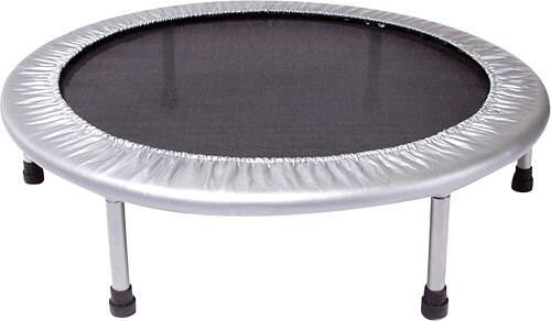 Front Standard. Stamina - 36" Folding Trampoline - Silver/Black.
