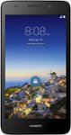 Front. Huawei - SnapTo 4G LTE with 8GB Memory Cell Phone (Unlocked) - Black.