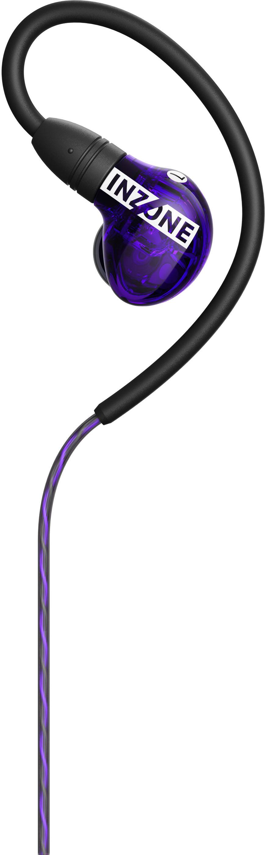 Left. Sony - INZONE E9 Wired In-Ear Monitor for Gaming - Glass Purple.