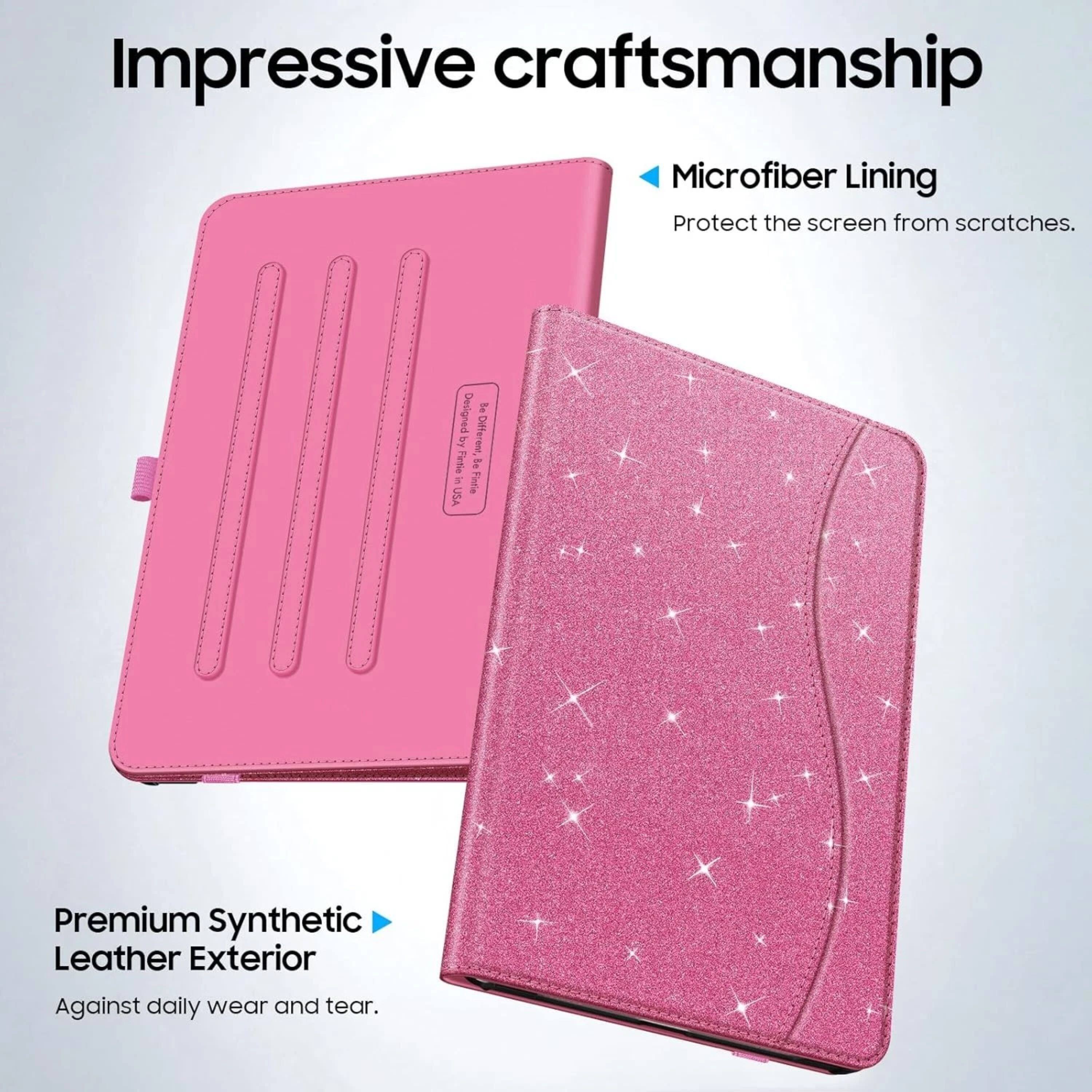 Impressive craftsmanship. Microfiber Lining Protect the screen from scratches. Designed by Different Fetic Be T Fafa USA Premium Synthetic Leather Exterior Against daily wear and tear.