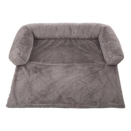PetMaker - 36in Plush Dog Bed for Couch - Gray