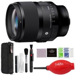Sigma - 35mm f/1.2 DG II Art Lens for L-Mount with Advanced Accessory and Travel Bundle | 370969 | 35mm Lens L Mount