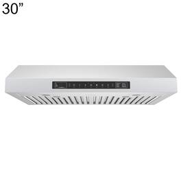 Windster Hoods - 30 inches - Externally Vented - Under cabinet Range Hood - Stainless Steel