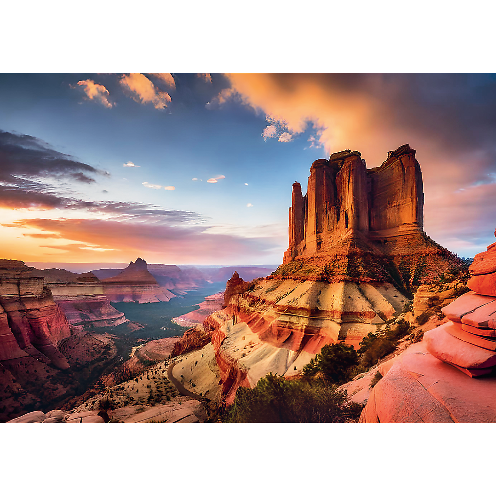 Angle. Trefl - Trefl Red Zion National Park 1000 Piece Puzzle.