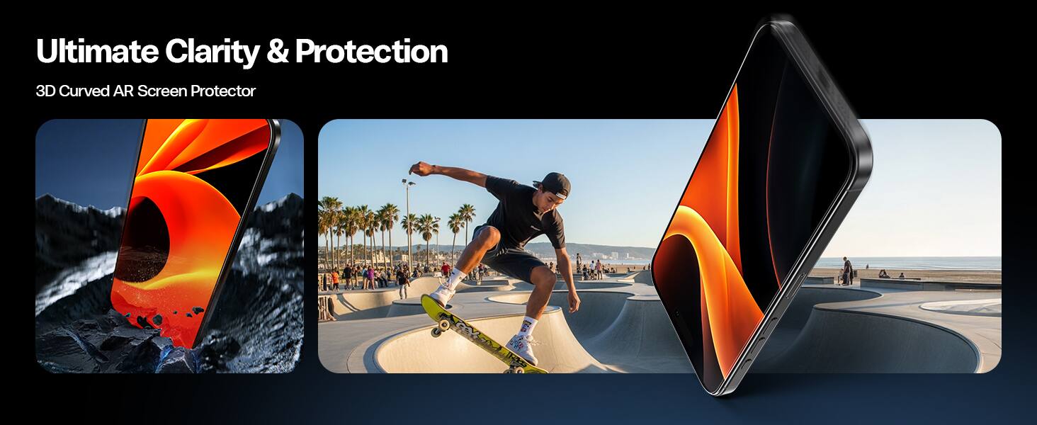 Ultimate Clarity & Protection  
3D Curved AR Screen Protector