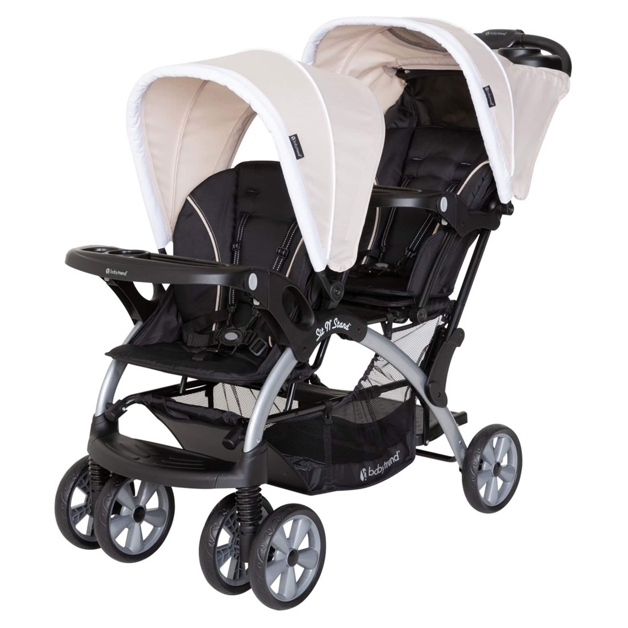 Baby Trend - Sit N' Stand Easy Fold Travel Toddler & Baby Double Stroller, Khaki price history on PriceWatchPro