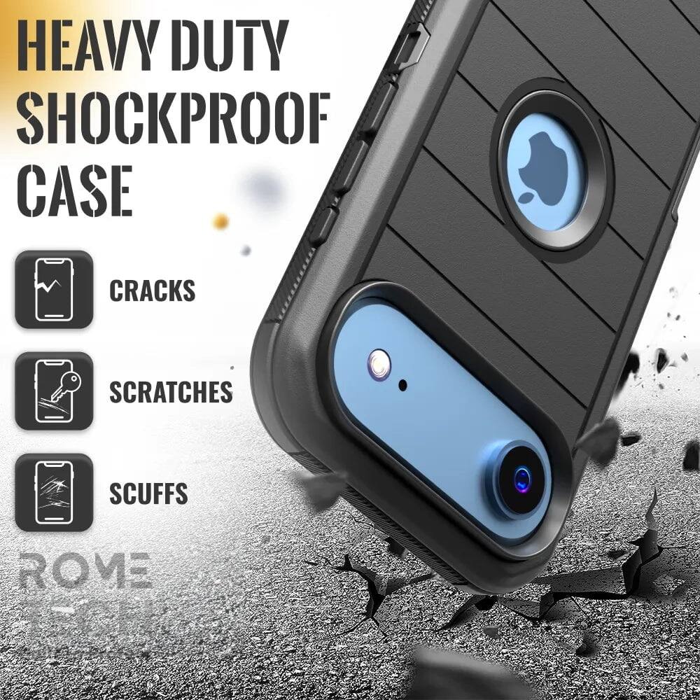 HEAVY DUTY SHOCKPROOF CASE

CRACKS
SCRATCHES
SCUFFS

ROME