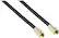 Front. Rocketfish™ - 12' RG6 In-Wall Indoor/Outdoor Coaxial A/V Cable - Black.