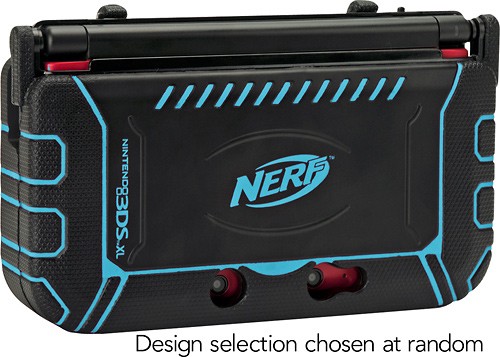  PDP - NERF Armor for Nintendo 3DS XL - Black &amp; Pink, Black &amp; Blue, Black &amp; Oran
