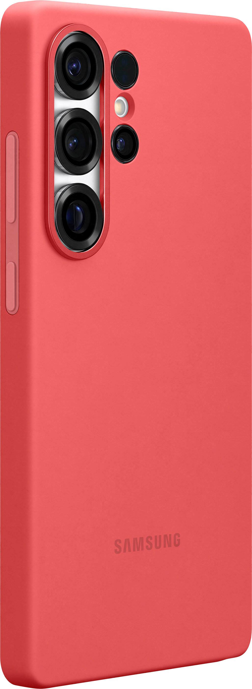 Alt View 12. Samsung - Galaxy S25 Ultra Silicone Case - Red.