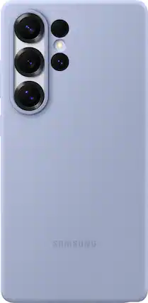 Front. Samsung - Galaxy S25 Ultra Silicone Case - Light Blue.