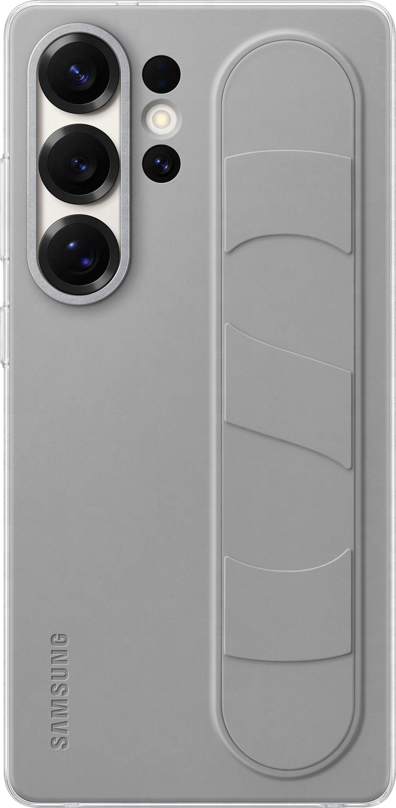 Samsung - Galaxy S25 Ultra Standing Grip Case - Gray - Front_Zoom
