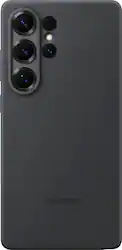 Samsung - Galaxy S25 Ultra Silicone Case - Black - Front_Zoom