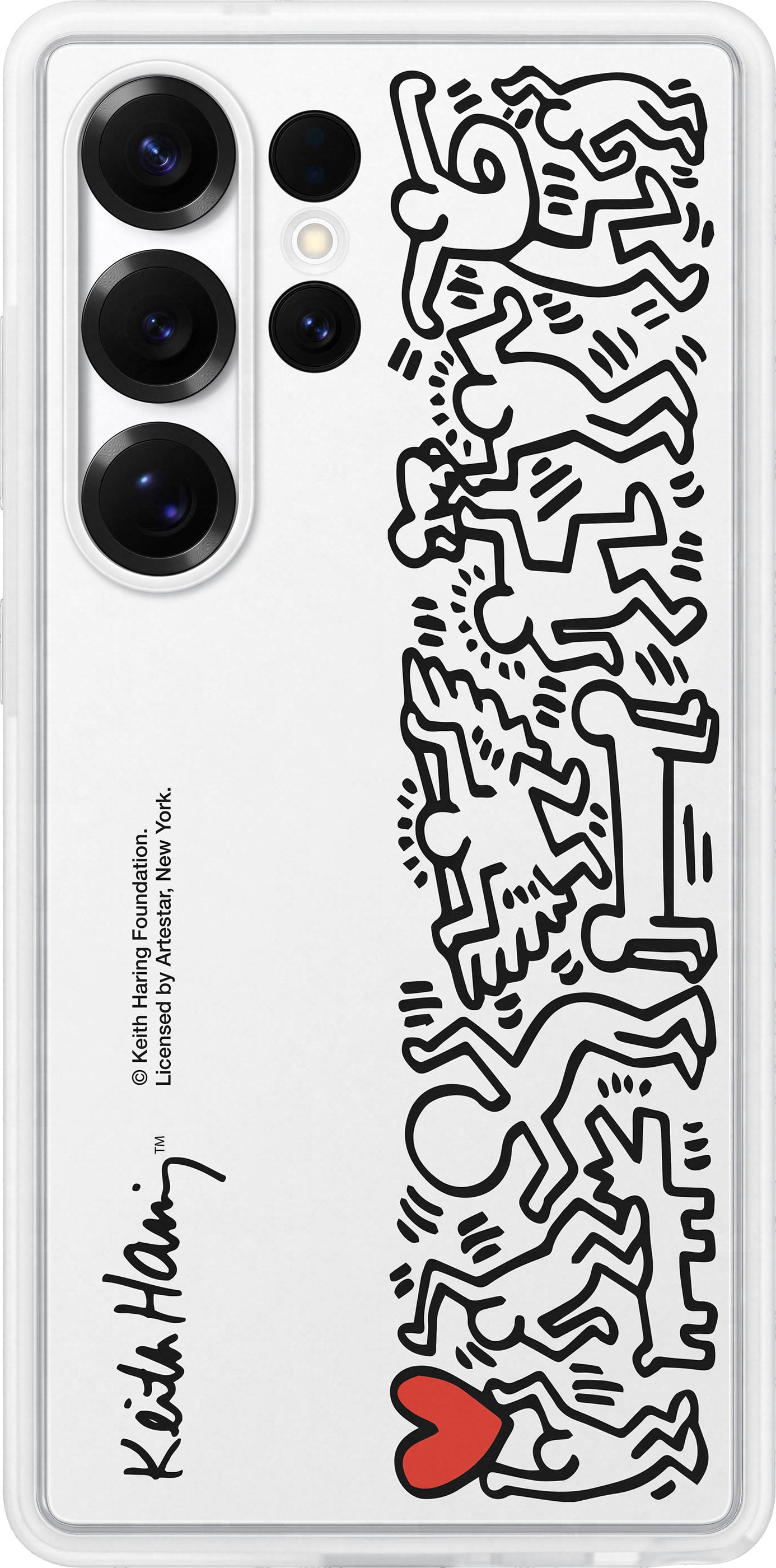 Samsung - Galaxy S25 Ultra Flipsuit Case - White - Front_Zoom