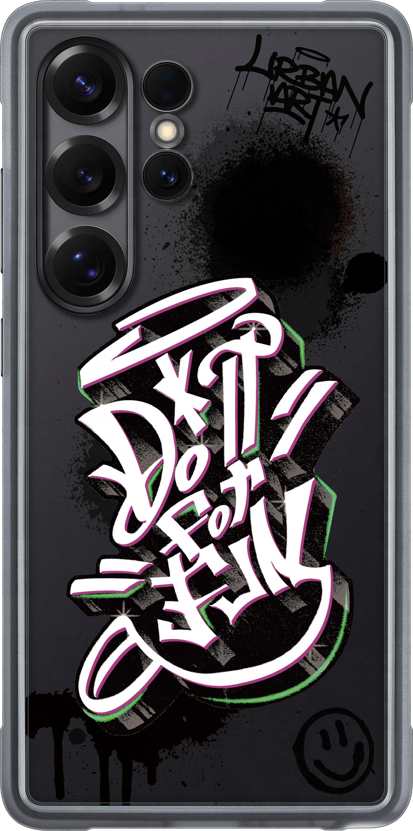 Samsung - Galaxy S25 Ultra Flipsuit Rugged Case - Black - Front_Zoom