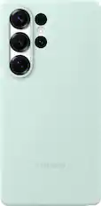 Front. Samsung - Galaxy S25 Ultra Silicone Case - Mint.