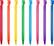 Front Standard. Nintendo - Rainbow Stylus 8-Pack for Nintendo Wii U GamePad.
