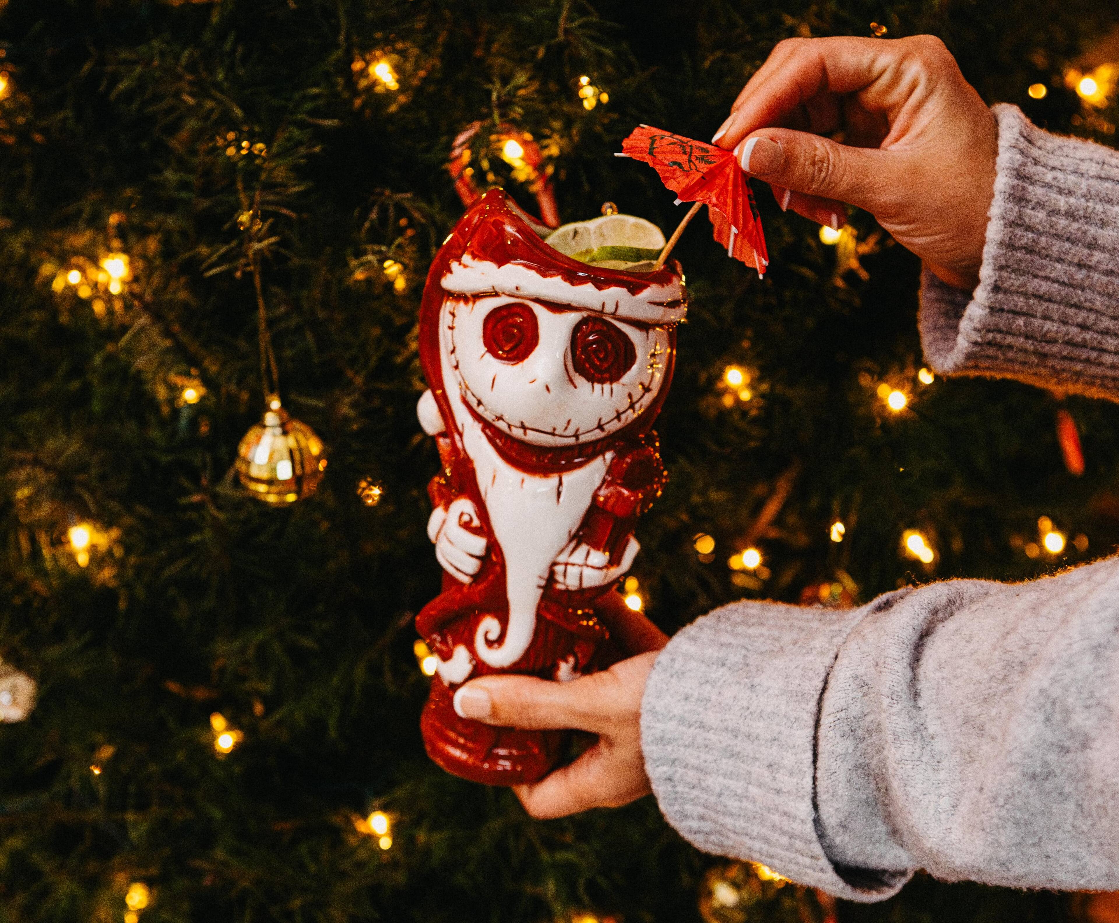 Alt View 2. Disney - Geeki Tikis Disney The Nightmare Before Christmas Santa Jack Ceramic Mug - Red.