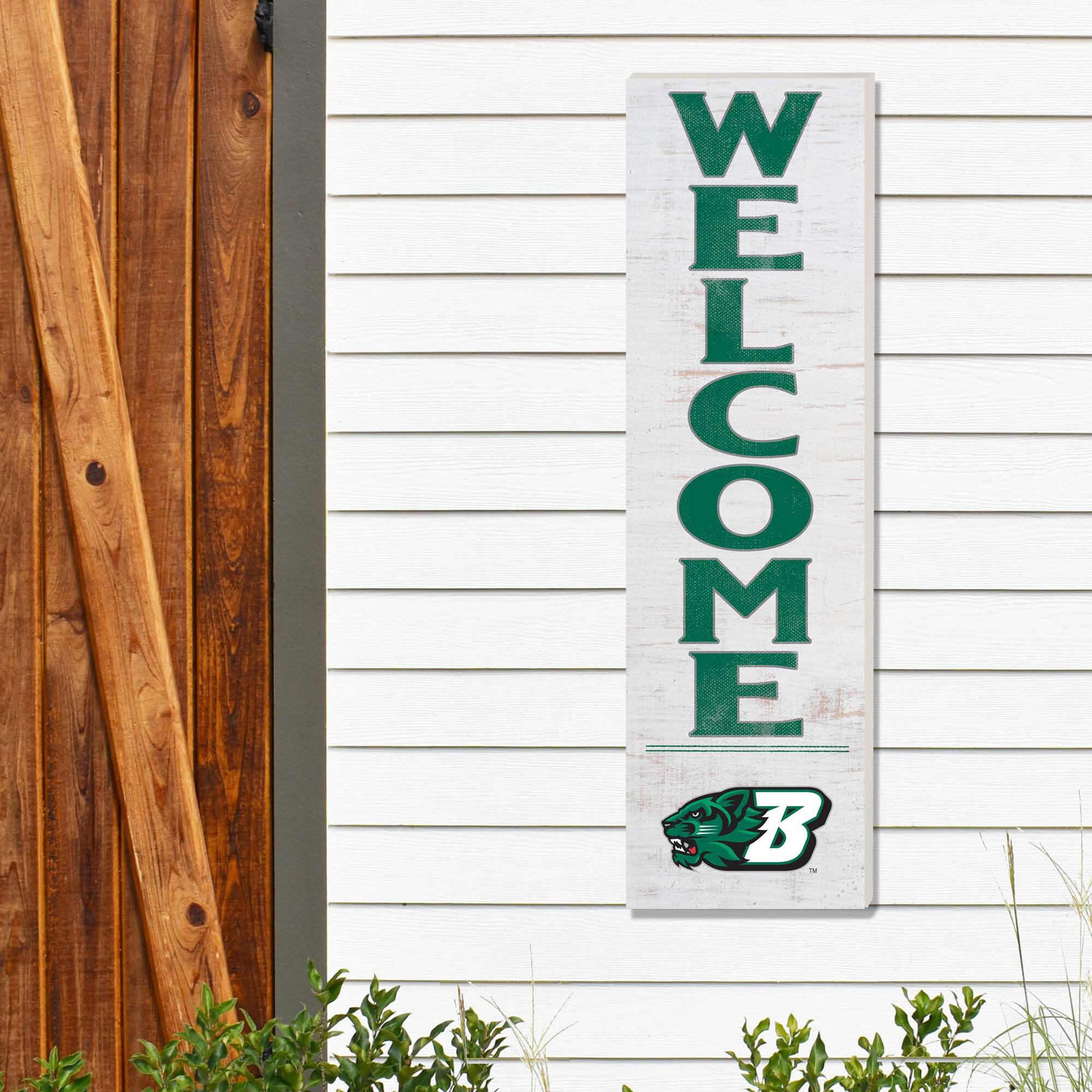Alt View 1. Jardine - White Binghamton Bearcats 10'' x 35'' Indoor/Outdoor Welcome Sign - White.