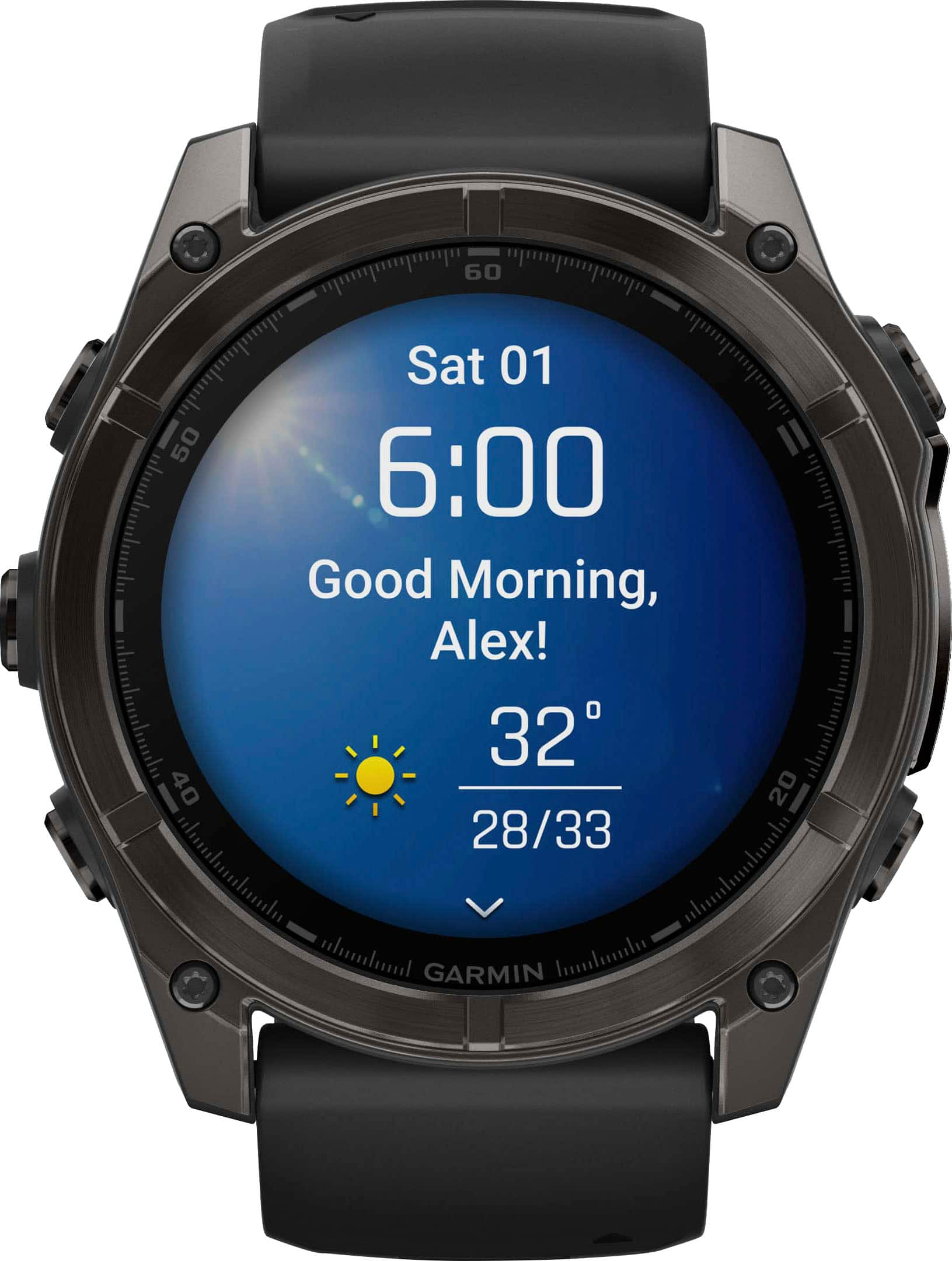 Garmin – fēnix 8 AMOLED Sapphire GPS Smartwatch 51mm Fiber-reinforced polymer – Carbon Gray DLC Titanium Sansujyuku sansujyuku.com