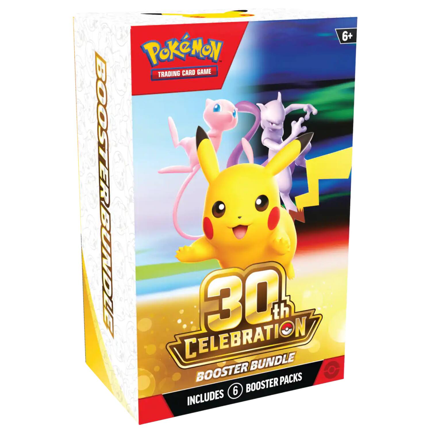 6+ Pokémon TRADING CARD GAME BOOSTER BUNDLE 30th CELEBRATION 6 BOOSTER PACKS INCLUDES