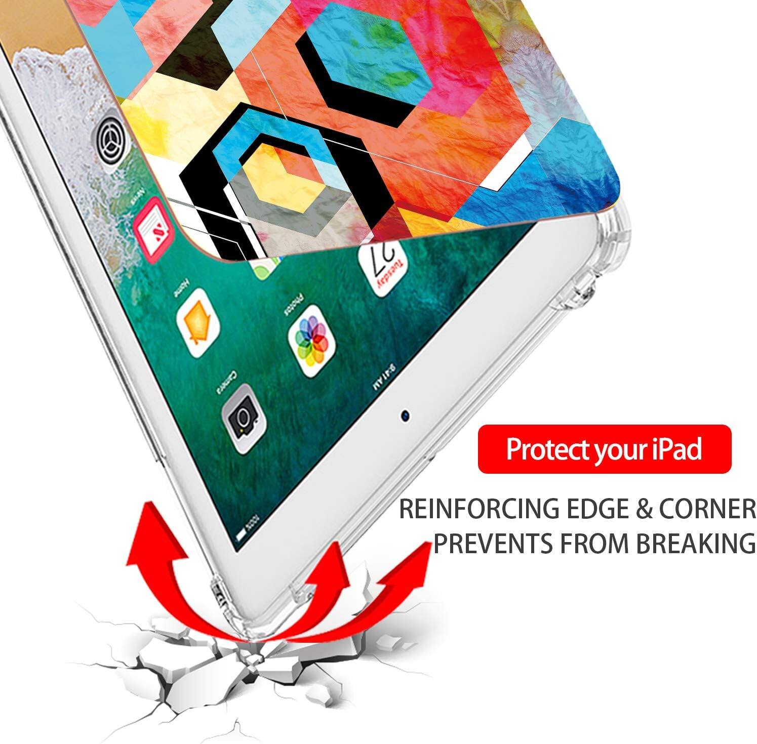 Protect your iPad  
REINFORCING EDGE & CORNER PREVENTS FROM BREAKING