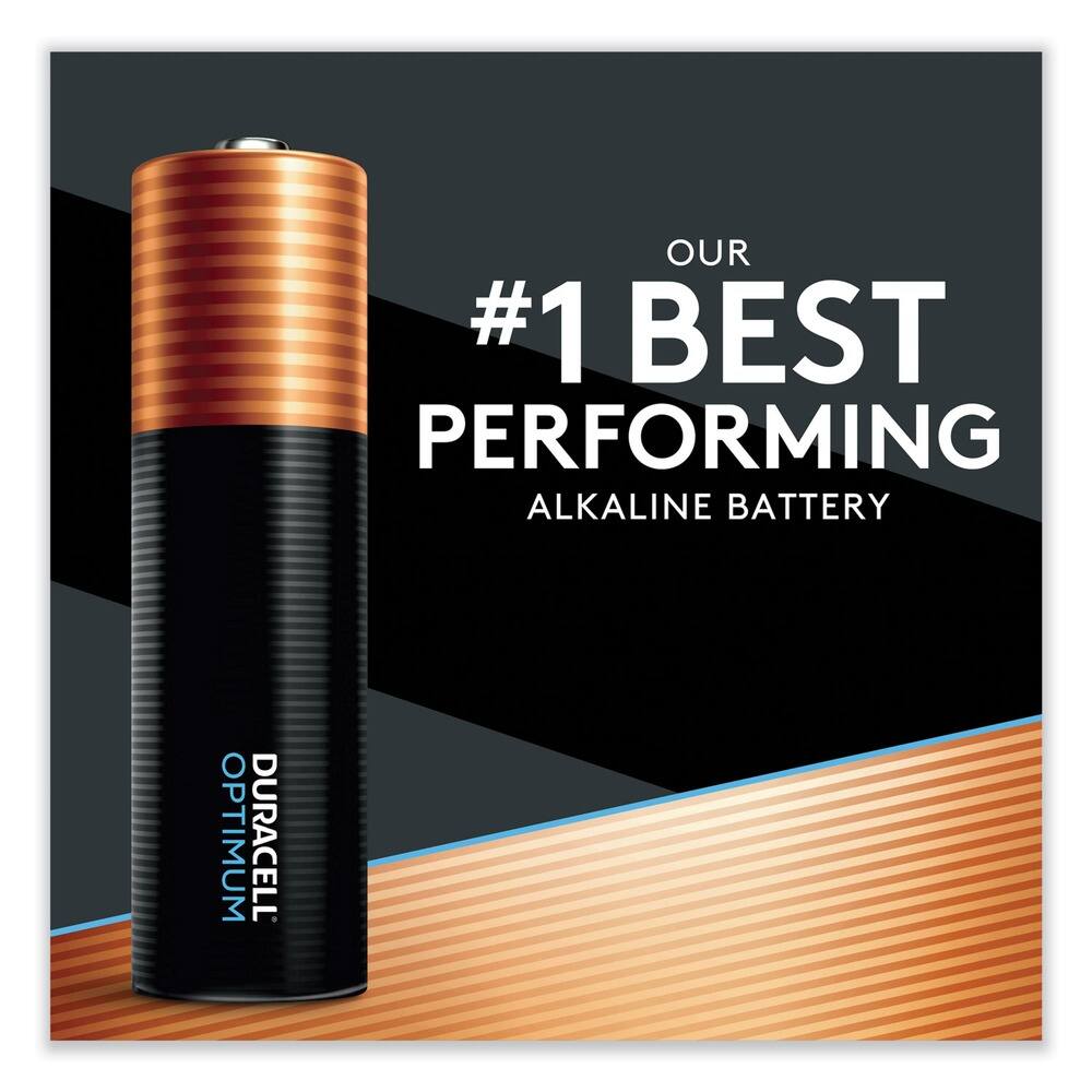 OUR #1 BEST PERFORMING ALKALINE BATTERY  
OPTIMUM DURACELL