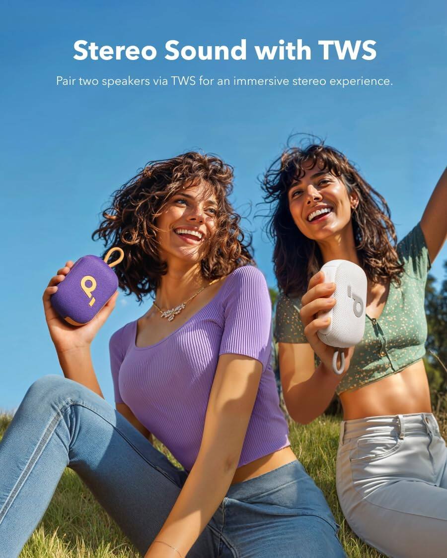 Stereo Sound with TWS

Pair two speakers via TWS for an immersive stereo experience.