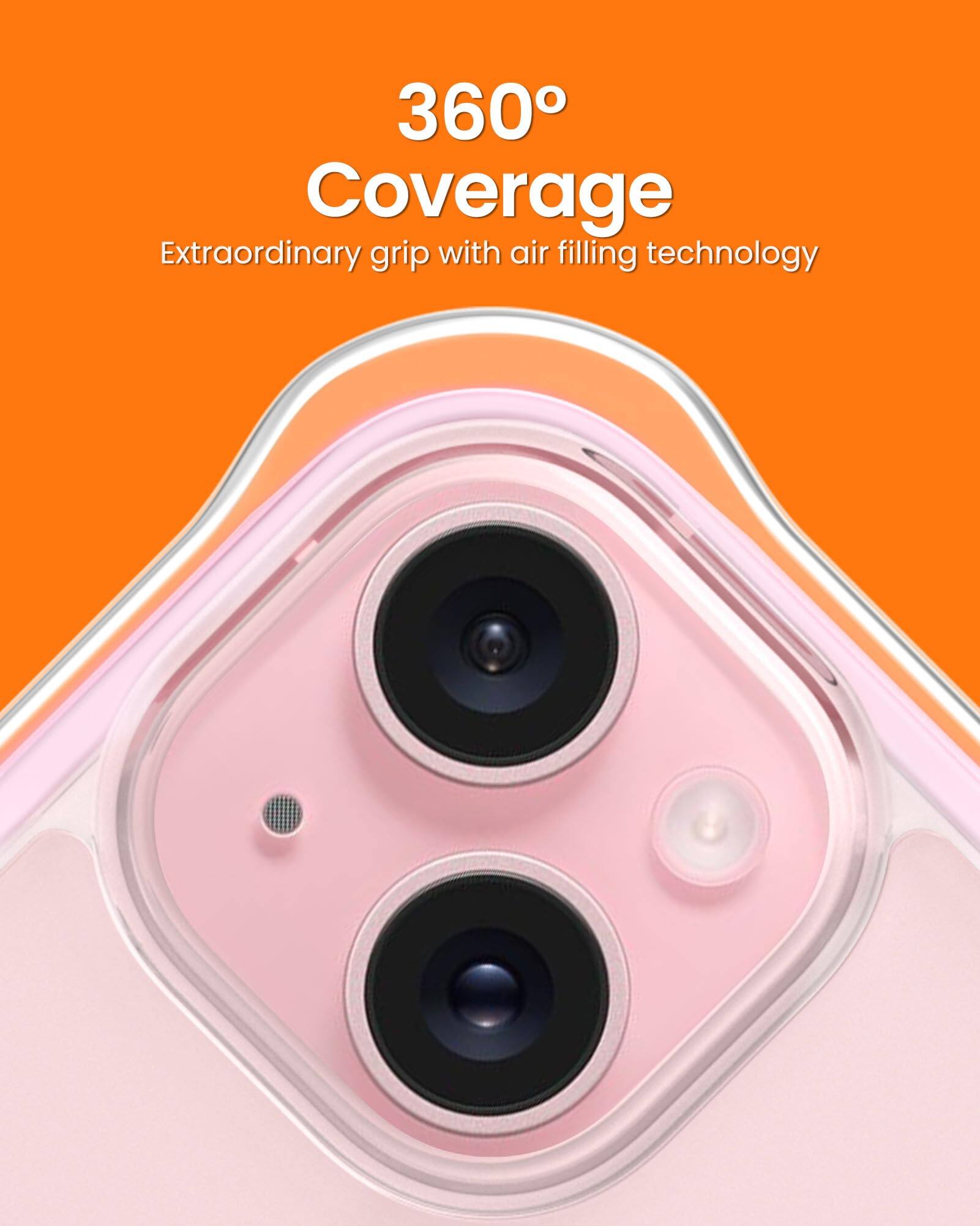 360° Coverage Extraordinary grip with air filling technology