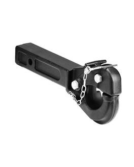 VEVOR - Pintle Hook, 20000 lbs Towing Capacity, Pintle Hitch Receiver for 2-inch Hitch Hook Military Receiver - Black