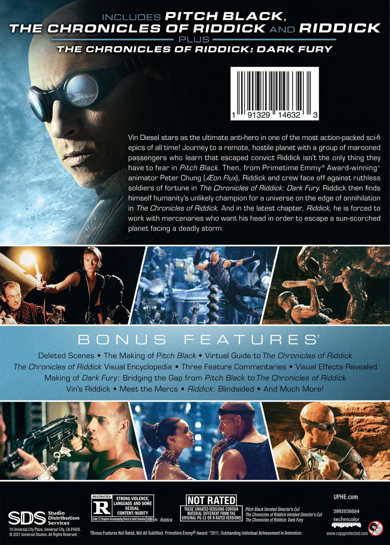 Angle. Riddick: The Complete Collection [DVD].