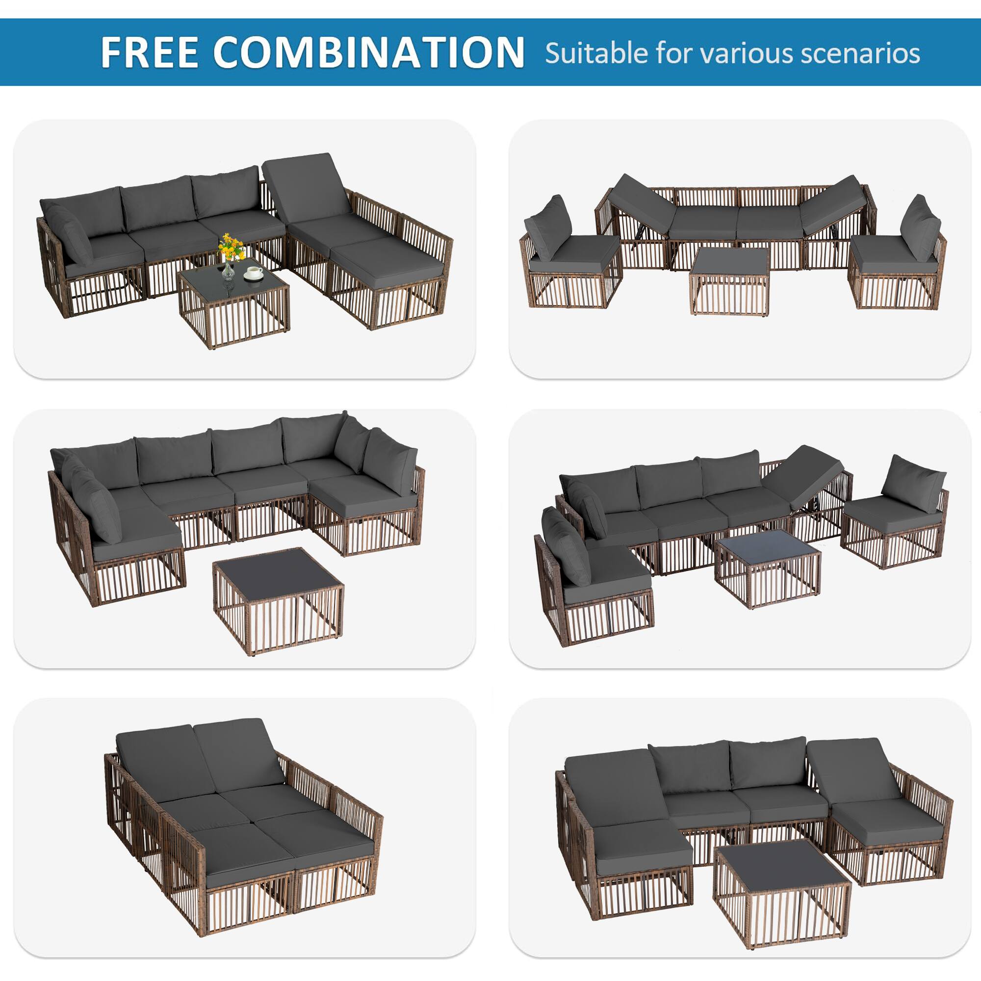 FREE COMBINATION  
Suitable for various scenarios
