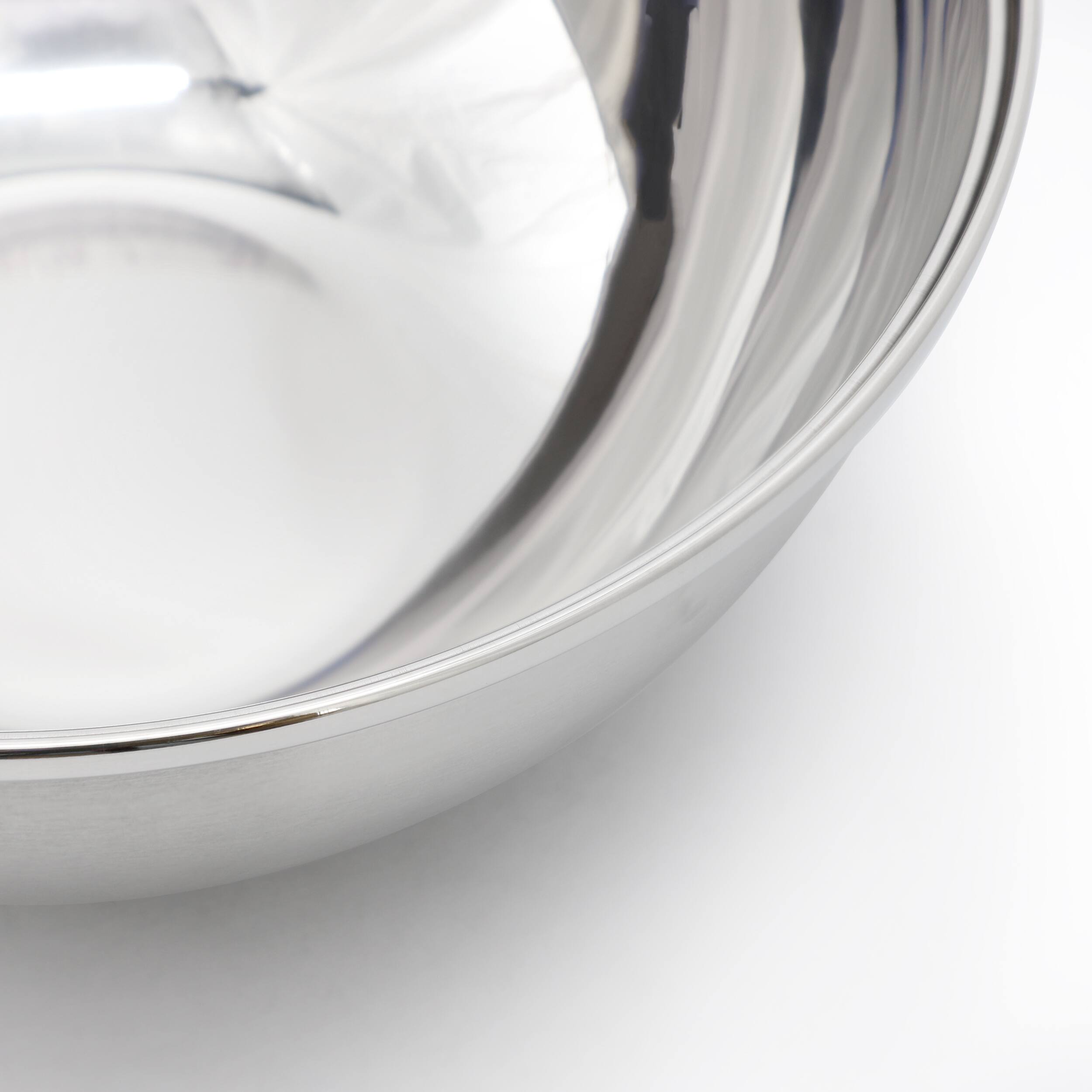 Alt View 2. Oster - Oster Corden 5 Quart Stainless Steel Mixing Bowl in Silver with Nonslip Base.