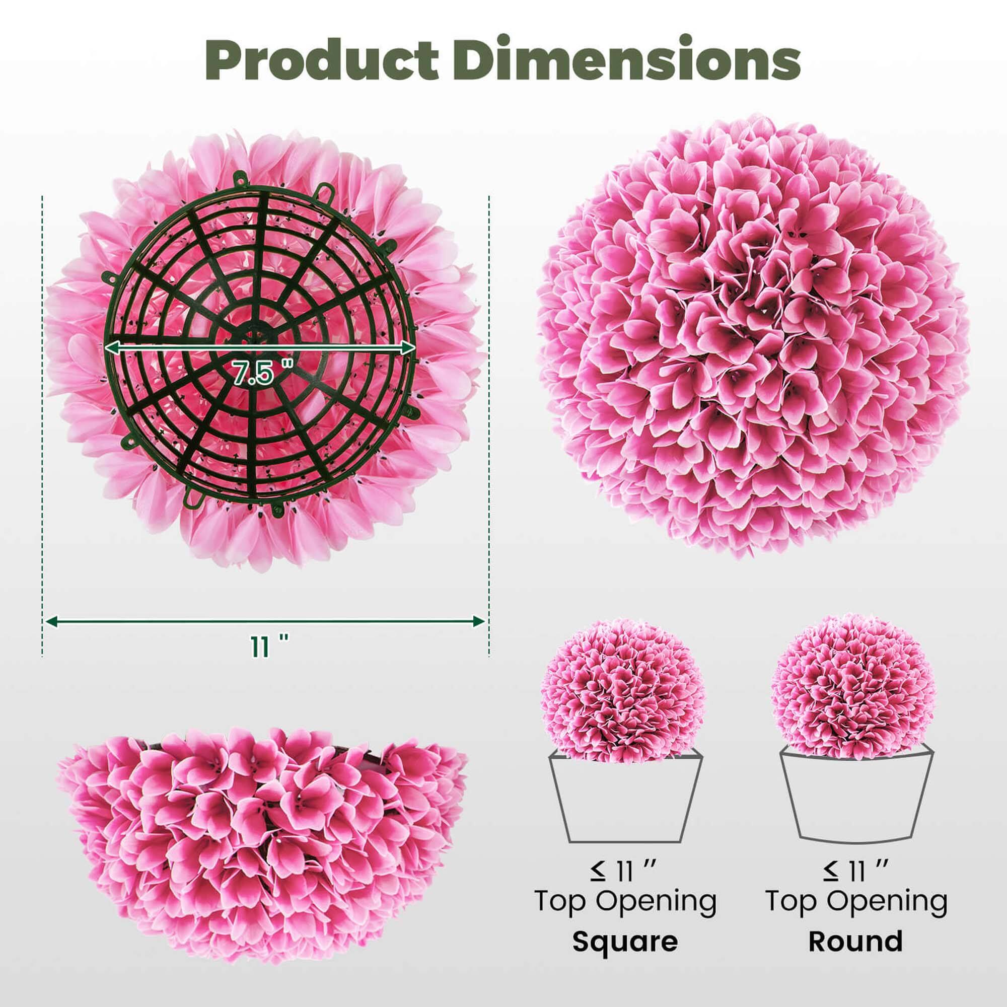 Product Dimensions  
7.5" x 11"  
≤ 11" Top Opening  
Top Opening Square  
Top Opening Round