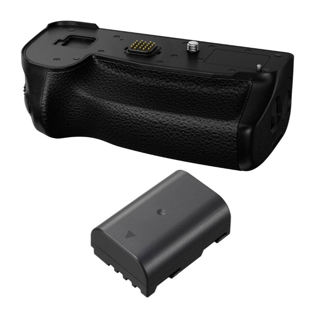 Front. Panasonic - DMW-BGG9 Vertical Battery Grip for LUMIX G9 Camera and Battery Pack.