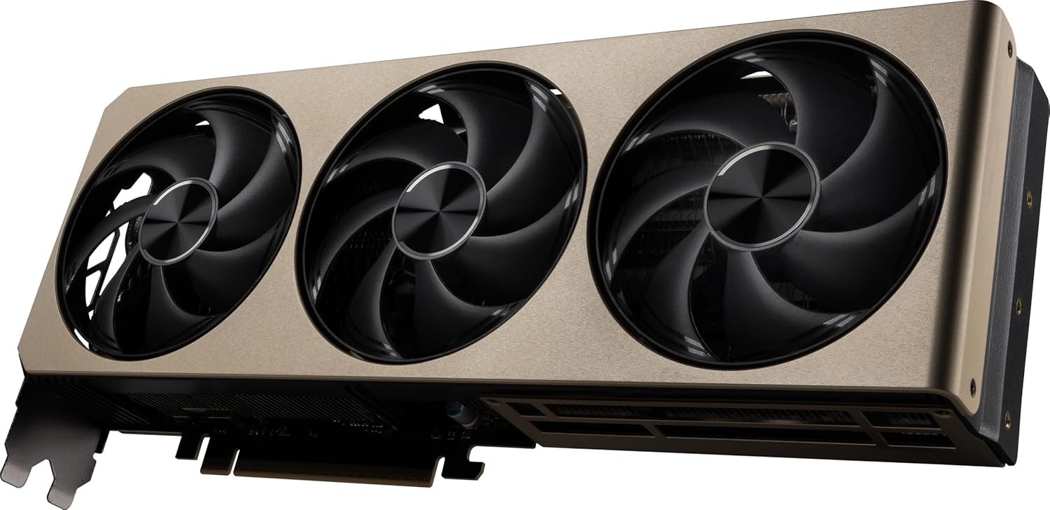 Alt View 4. MSI - MSI Inspire RTX 5080 16GB GDDR7 3X OC GPU, Triple Fan, PCIe 5.0, HDMI, 4K/8K (G5080-16I3C) Bundle w/ Alienware Backpack.