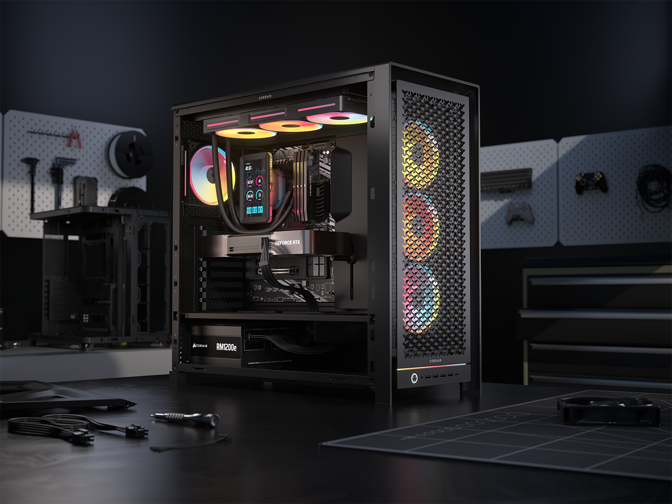 A COOCAR RM1200e  
CORTAIR 4.50 is 3 10 GEFORCE RTX  
000 COREAIR