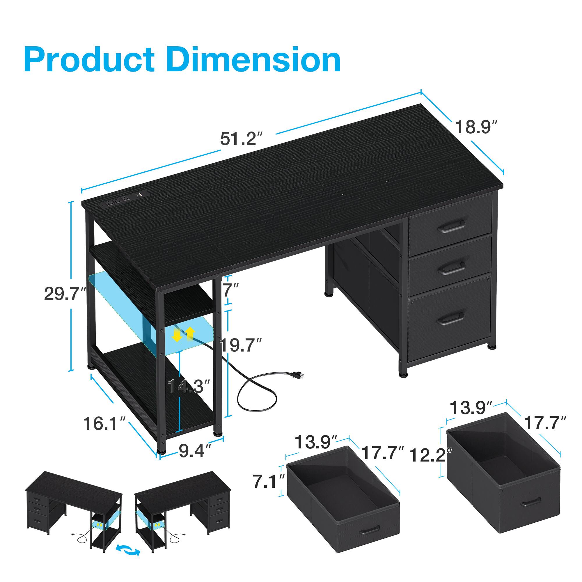 Product Dimension  
51.2" x 18.9" x 29.7" x 7" x 19.7" x 16.1" x 14.3" x 9.4" x 13.9" x 13.9" x 17.7" x 12.2" x 7.1" x 17.7"