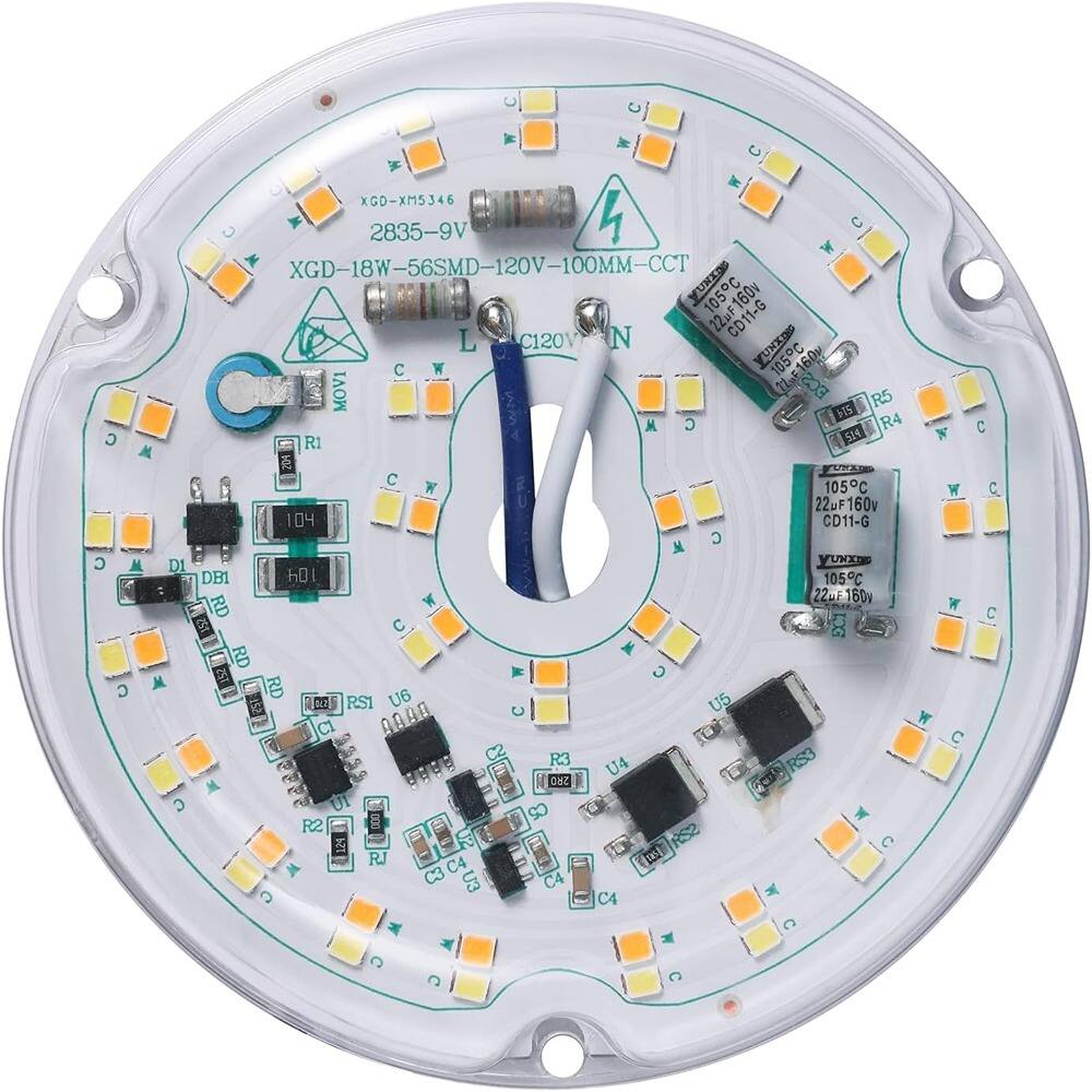 ACJPR - 4" LED Retrofit Light Kit, 18W, Color Adjustable 3000K-6000K, Dimmable