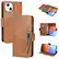 Alt View 18. SaharaCase - Genuine Leather Folio Wallet Case for Apple iPhone 15 Plus - Brown.