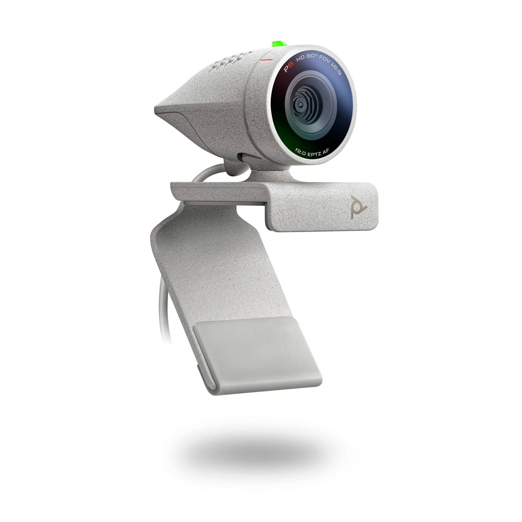 Alt View 14. Polycom - Poly Studio P5 1080p Webcam for Desktop - White.
