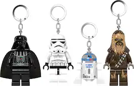 Santoki - LEGO Star Wars Keychain Light Classic Star Wars - NO CDU 16 Units - Styles May Vary