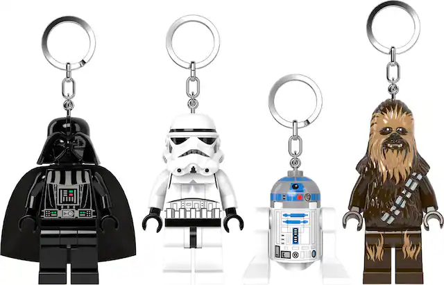 Front. Santoki - LEGO Star Wars Keychain Light 16 CDU Classic Star Wars - Styles May Vary.