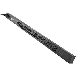 Eaton Tripp Lite Series 3.7kW 208/230V Single-Phase Local Metered PDU - 16 C13 & 4 C19 Outlets, C20/L6-20P Input, 10-ft - Unknown