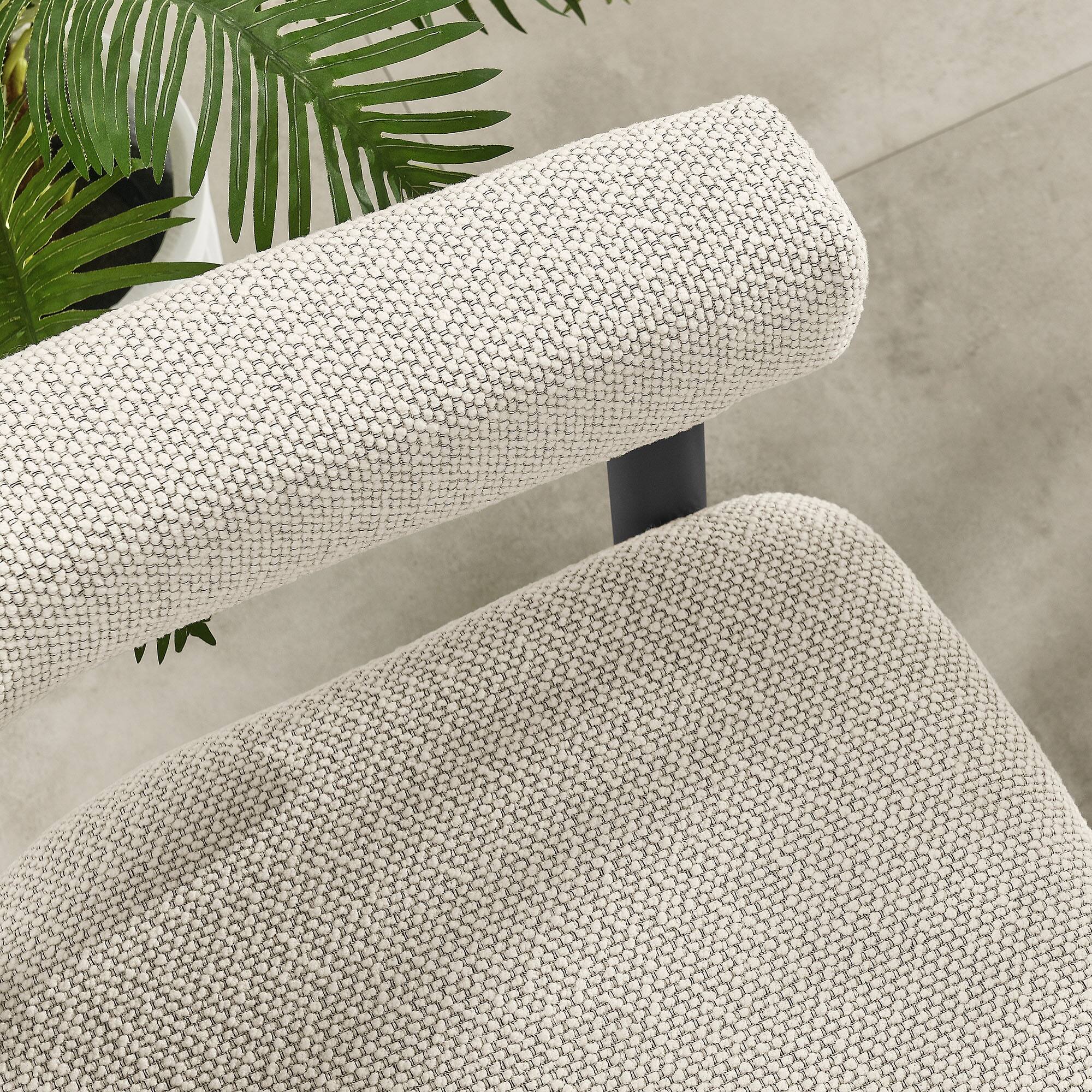 Alt View 2. Modway - Nautica Outdoor Patio Aluminum Dining Armchairs Set of 2 by Modway - Ivory Graphite.