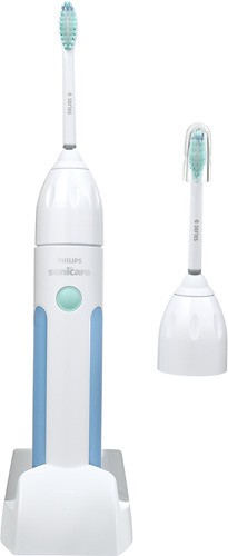  Philips Sonicare - Essence Rechargeable Toothbrush with Bonus Replacement Toothbrush Head - White