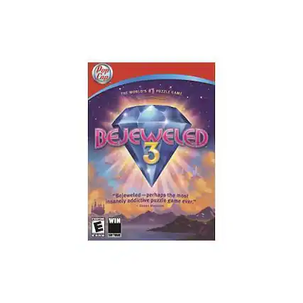 Bejeweled 3 is the world's #1 puzzle game, featuring the largest text and a captivating gameplay experience. The game is known for its addictive puzzle gameplay, and it has been praised by many as the most insanely addictive puzzle game ever. Players can enjoy the game on the Nintendo Wii console, which offers a unique and immersive gaming experience. - E (Everyone)