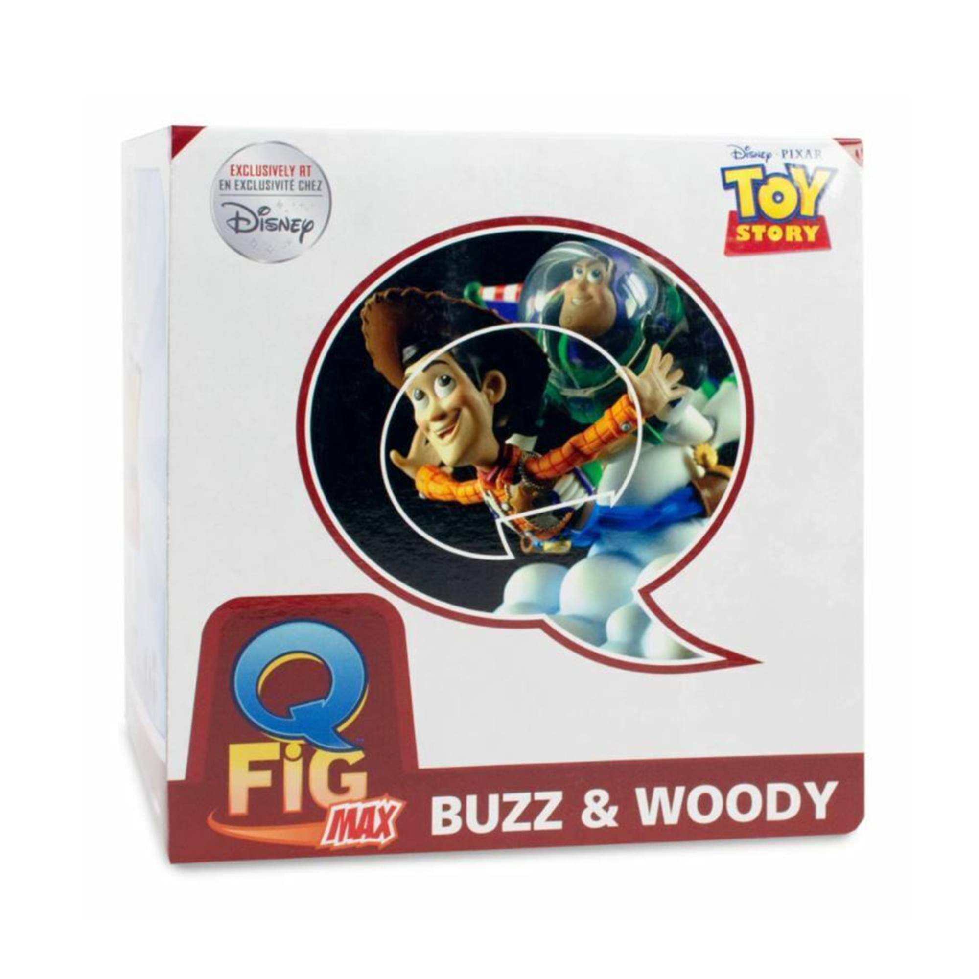 EXCLUSIVELY AT EN EXCLUSIVITÉ CHEZ Disney Disney PIXAR TOY STORY Q FIG BUZZ & WOODY MAX